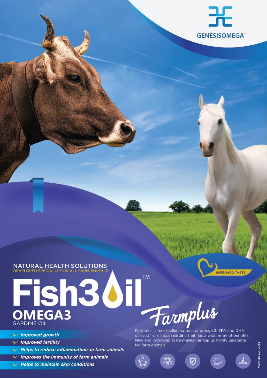 FISH3OIL FARMPLUS OMEGA 3-6 ANIMAL FEED SUPPLEMENT-1 L